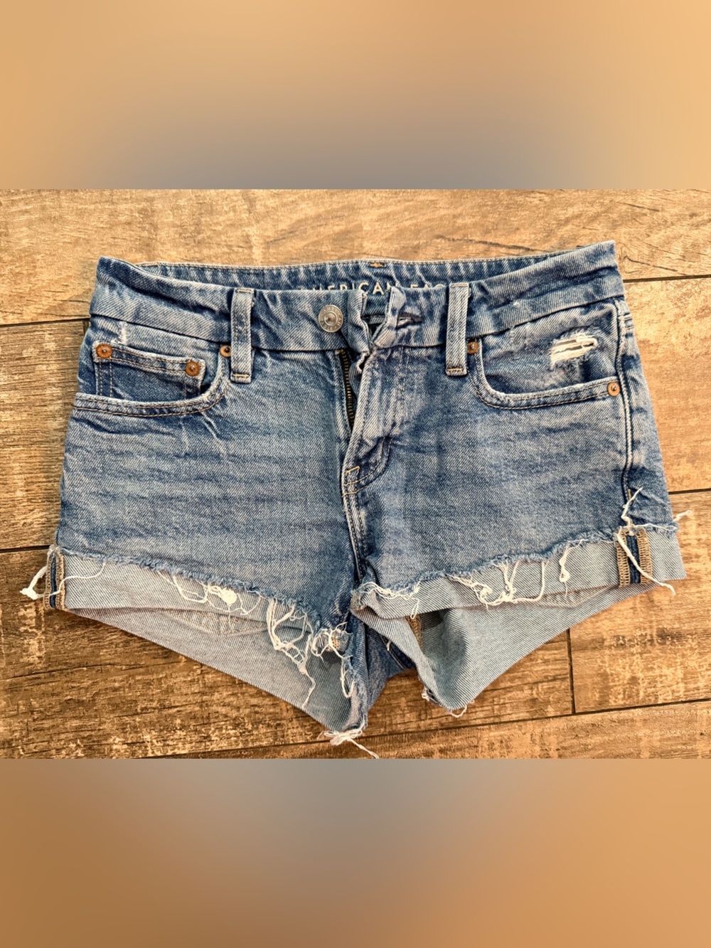 American Eagle Outfitters AE Stretch Curvy Low-Rise Perfect Shortie
